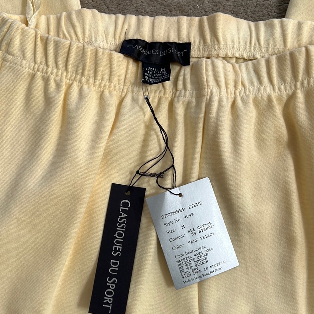 Yellow Classiques Pants to match long Turtleneck Sweater!
